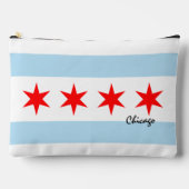 Pochette À Accessoires Chicago bag, mode USA, drapeau de Chicago (Recto)