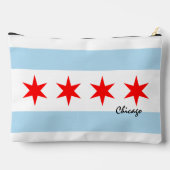 Pochette À Accessoires Chicago bag, mode USA, drapeau de Chicago (Verso)