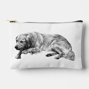 Pochette À Accessoires Chien à fourrure paisible inspire des rituels mati