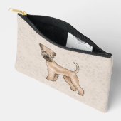 Pochette À Accessoires Chien caricaturé doux irlandais (Ouvrir)