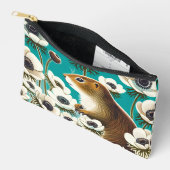 Pochette À Accessoires Chien des Prairies Anémone Art Chien des Prairies (Ouvrir)