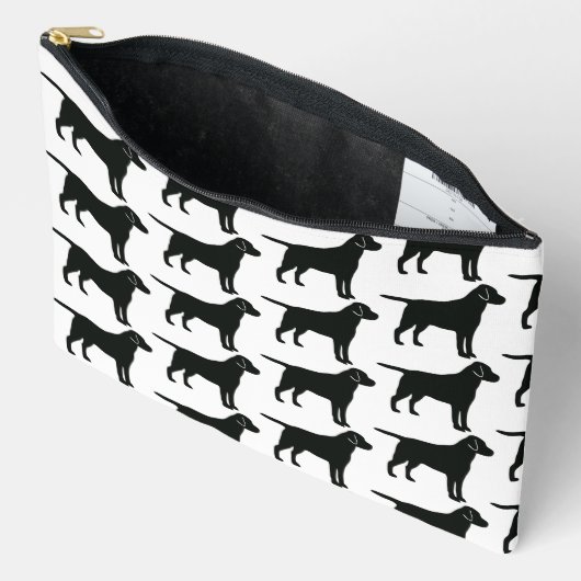 Pochette À Accessoires Chien du Black Lab (Ouvrir)