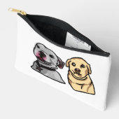 Pochette À Accessoires Chiens Mignons Mèmes (Ouvrir)
