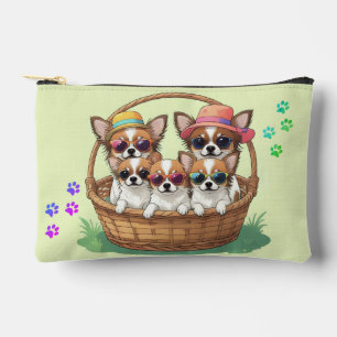 Pochette À Accessoires Chihuahua chiots drôles