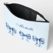 Pochette À Accessoires Chinoiserie Bow Coquette (grande taille) (Ouvrir)