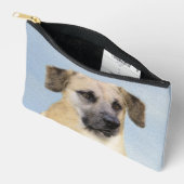 Pochette À Accessoires Chinook Drop Oar Painting Original Sled Chien Art (Ouvrir)