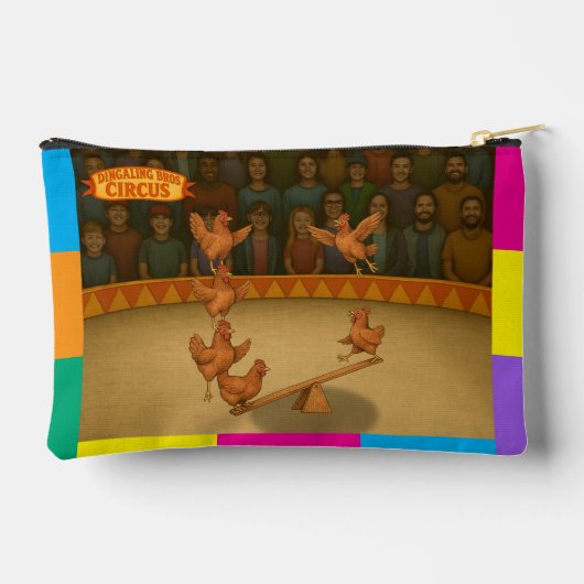 Pochette À Accessoires Chirpy Chickens acrobat squad (Verso)
