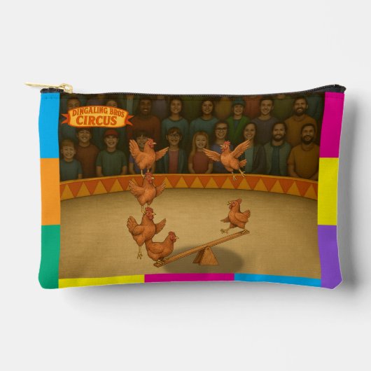 Pochette À Accessoires Chirpy Chickens acrobat squad (Recto)