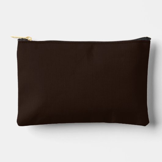 Pochette À Accessoires Chocolat foncé, brun foncé (Recto)