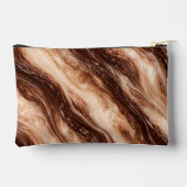Pochette À Accessoires Chocolate Milkshake Marble Texture (Verso)