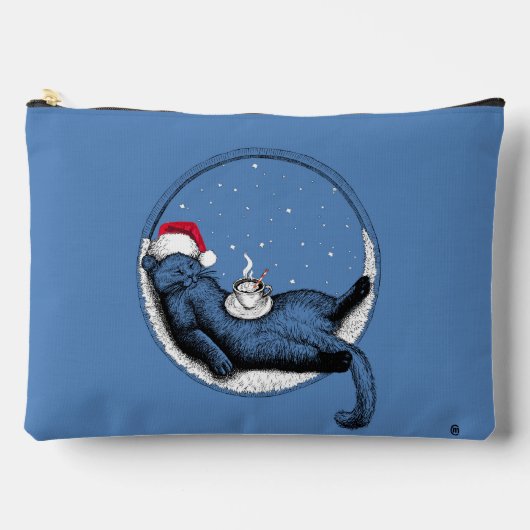 Pochette À Accessoires Christmas Cat (Recto)