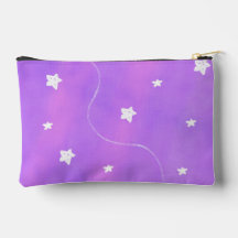 Ciel étoilé violet rêveur de nuit