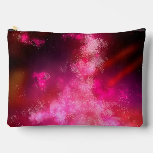 Pochette À Accessoires Ciel nocturne rose (Recto)