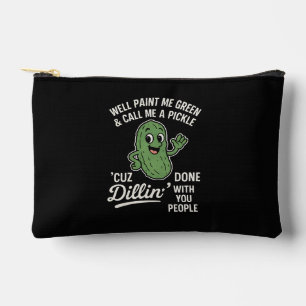Pochette À Accessoires Citation de cornichon sarcastique Design d'humour 