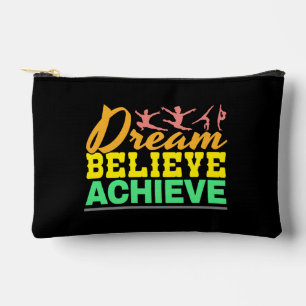 Pochette À Accessoires Citation de Dream Believe - Gymnastique féminine