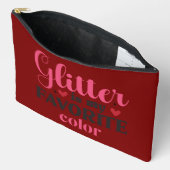 Pochette À Accessoires Citation de Maquillage (Ouvrir)