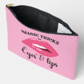 Pochette À Accessoires Citation de Maquillage (Ouvrir)