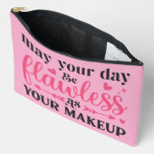 Pochette À Accessoires Citation de Maquillage (Ouvrir)