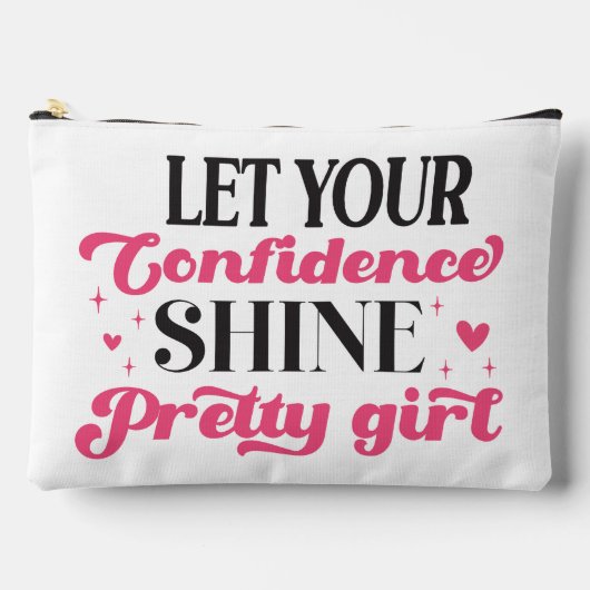Pochette À Accessoires Citation de Maquillage (Recto)