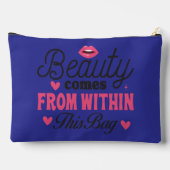 Pochette À Accessoires Citation de Maquillage (Verso)