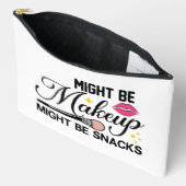 Pochette À Accessoires Citation de Maquillage (Ouvrir)