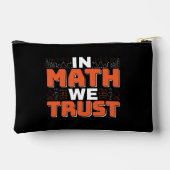 Pochette À Accessoires Citation de professeur de mathématiques - En Math (Verso)