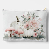 Pochette À Accessoires Citrouilles et fleurs d'automne (Verso)