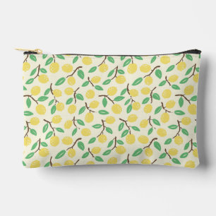 Pochette À Accessoires Citrus Charme Jaune Vert