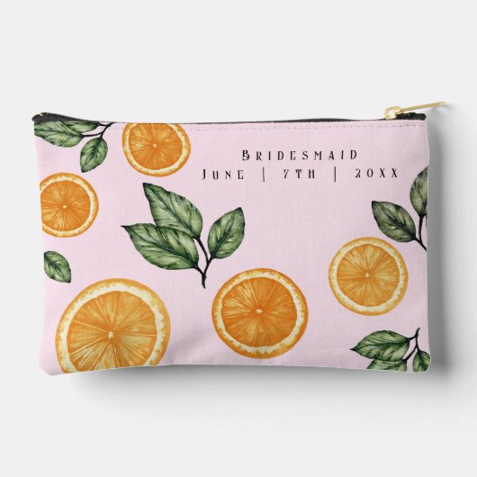 Pochette À Accessoires Citrus Orange (Verso)