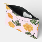 Pochette À Accessoires Citrus Orange (Ouvrir)