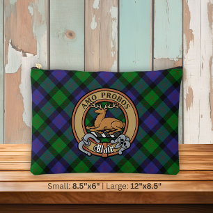 Pochette À Accessoires Clan Blair Crest sur Tartan