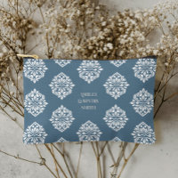 Classé Damask Regency Turquoise Grey