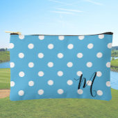 Pochette À Accessoires Classic Blue Polka Dots Pattern Makeup or