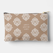 Pochette À Accessoires Classique Damask Regency Beige (Verso)
