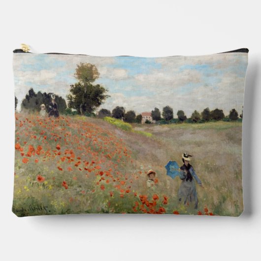 Pochette À Accessoires Claude Monet - Champ de pavot (Recto)