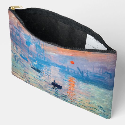 Pochette À Accessoires Claude Monet - Impression, lever de soleil (Ouvrir)
