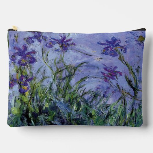 Pochette À Accessoires Claude Monet Iris Lilas (Recto)