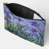 Pochette À Accessoires Claude Monet Iris Lilas (Ouvrir)