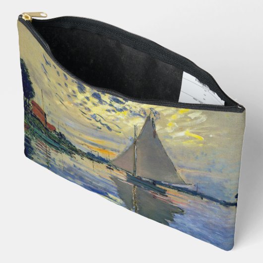 Pochette À Accessoires Claude Monet - Voilier au Petit-Gennevilliers (Ouvrir)