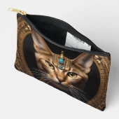 Pochette À Accessoires Cléopâtre Le Chat, (Ouvrir)