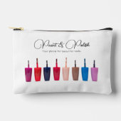 Pochette À Accessoires Clou Polonais Couleur Ensemble Salon à ongles (Recto)