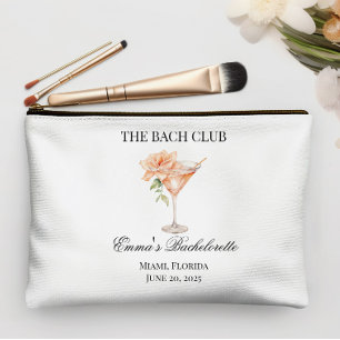 Pochette À Accessoires Club Social Personnalisé Blush Cocktail Bridesmaid