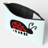 Pochette À Accessoires Coccinelle (Ouvrir)