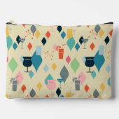 Pochette À Accessoires Cocktails modernes du milieu du siècle (Recto)