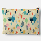Pochette À Accessoires Cocktails modernes du milieu du siècle (Verso)