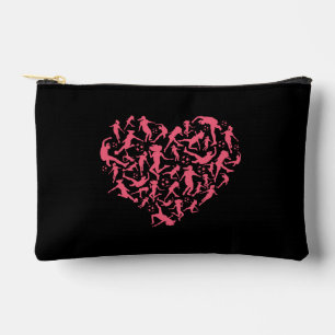 Pochette À Accessoires Cœur de football féminin - Joueuses
