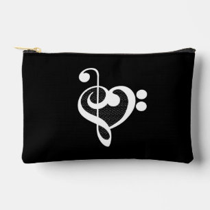 Pochette À Accessoires Coeur de musique - I Love Music