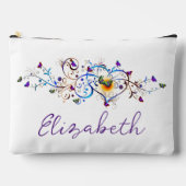 Pochette À Accessoires Coeur et papillons (Recto)