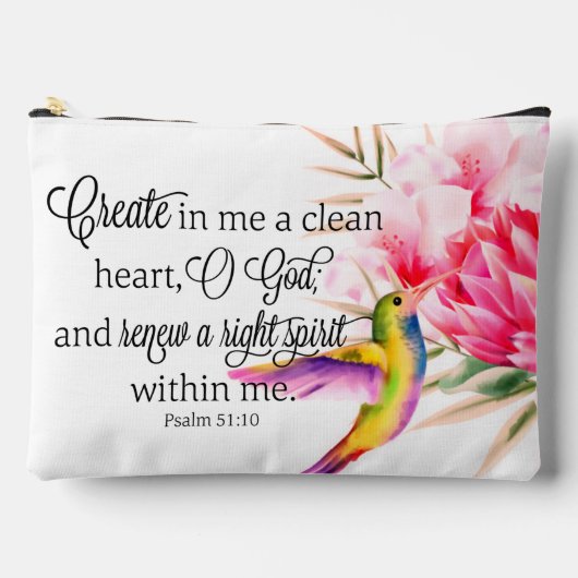 Pochette À Accessoires Coeur propre (Recto)