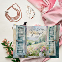 Cœur reconnaissant aquarelle florale fenêtre